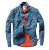 Relwen QUILTED FLANNEL SHIRT JKT-BLUE MULTI PLAID