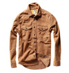 Relwen UTILITY WORKSHIRT-TOBACCO CANVAS