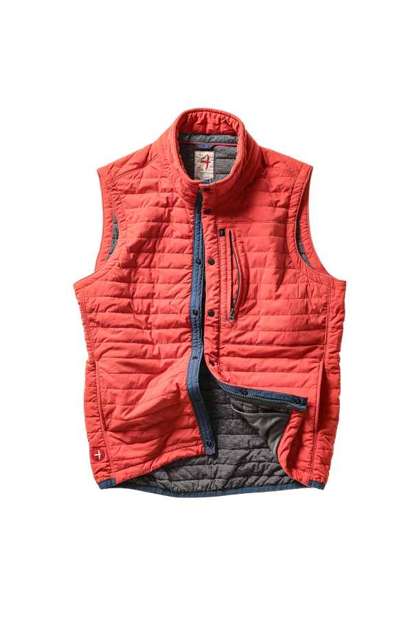 Relwen Windzip Vest - Dark Orange - Murray's Toggery Shop