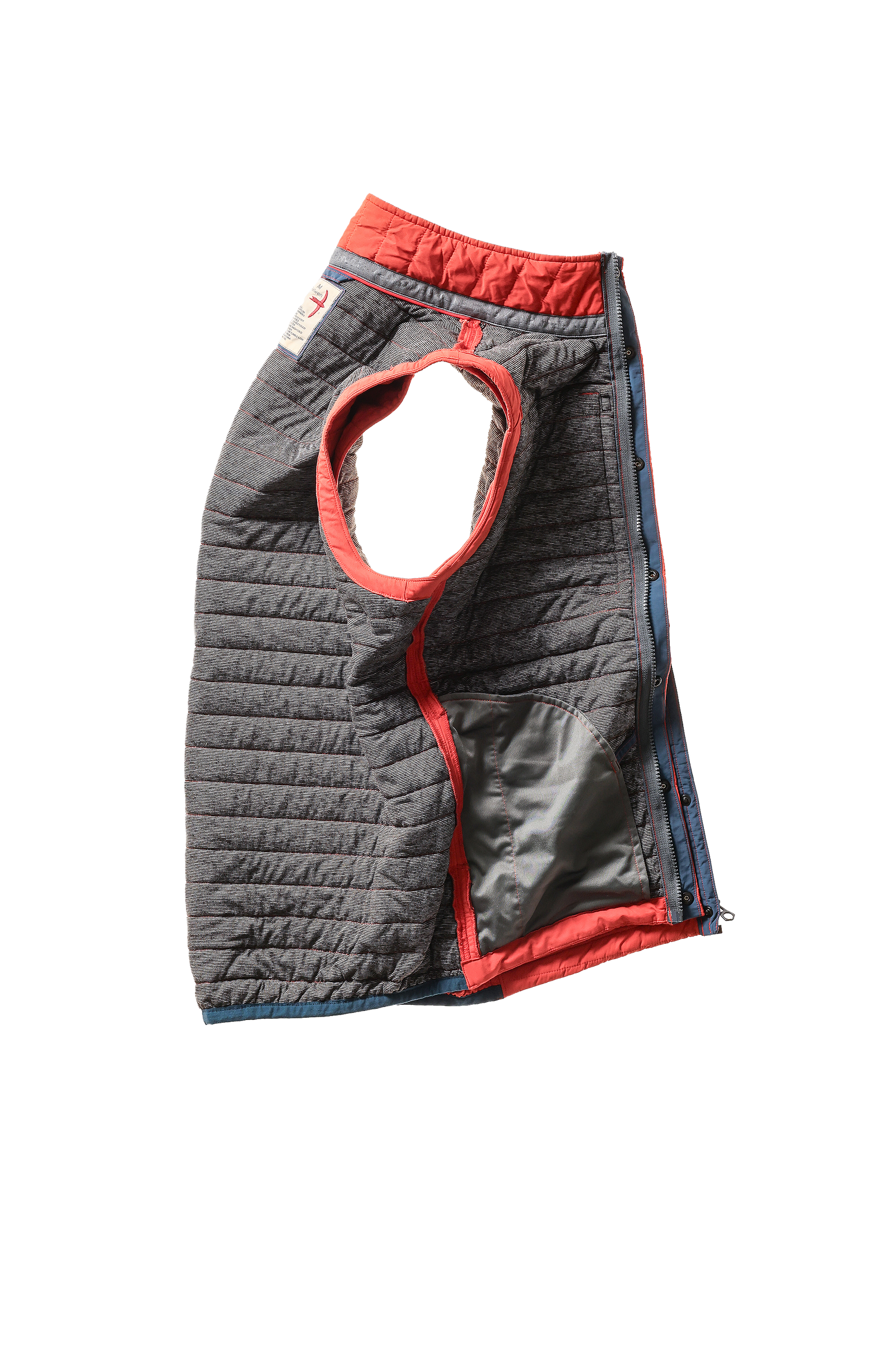 Relwen Windzip Vest - Dark Orange