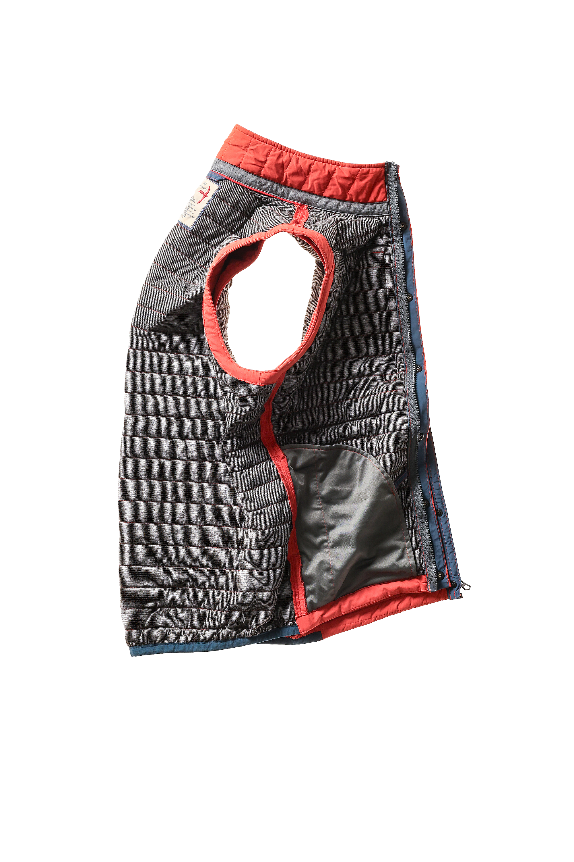 Relwen WINDZIP VEST DARK ORANGE