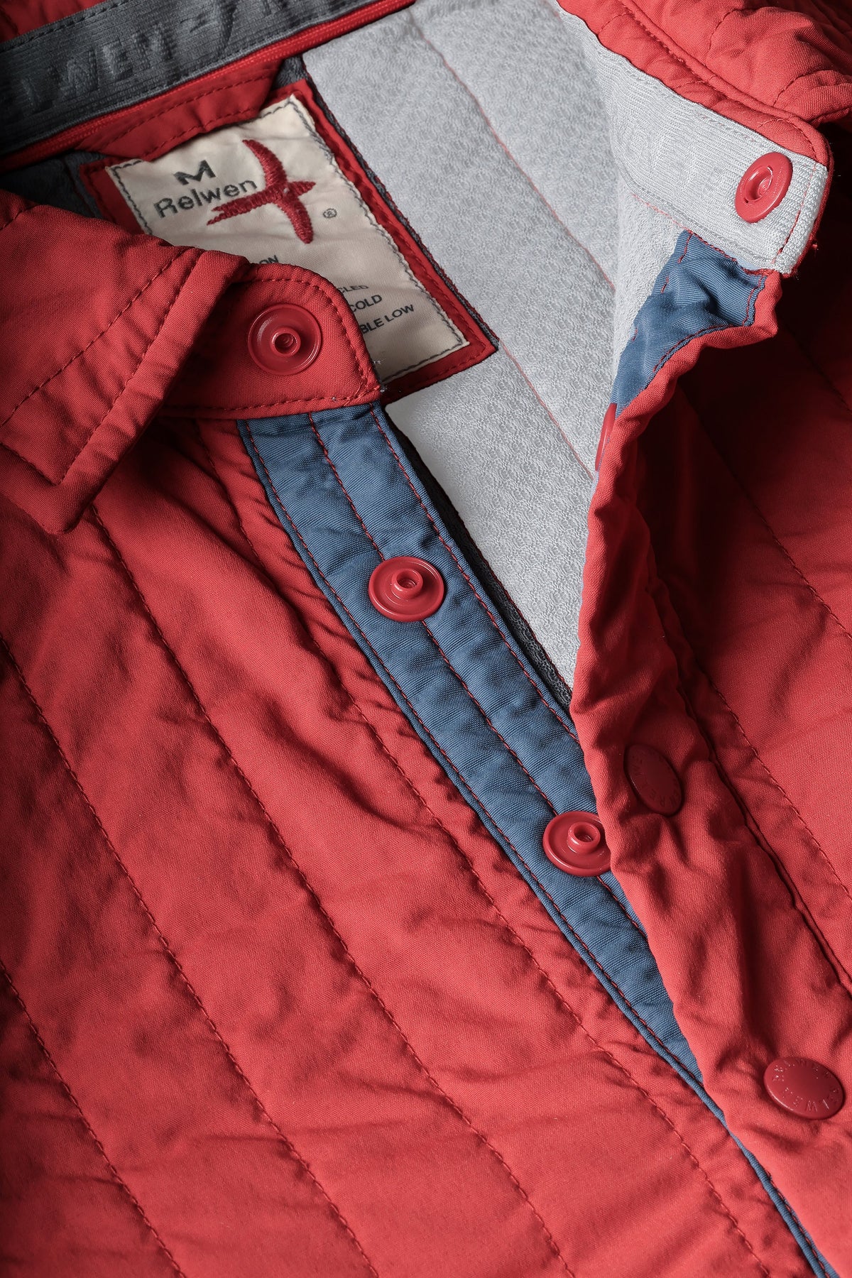 Relwen POLO-JACK Pullover CARDINAL RED