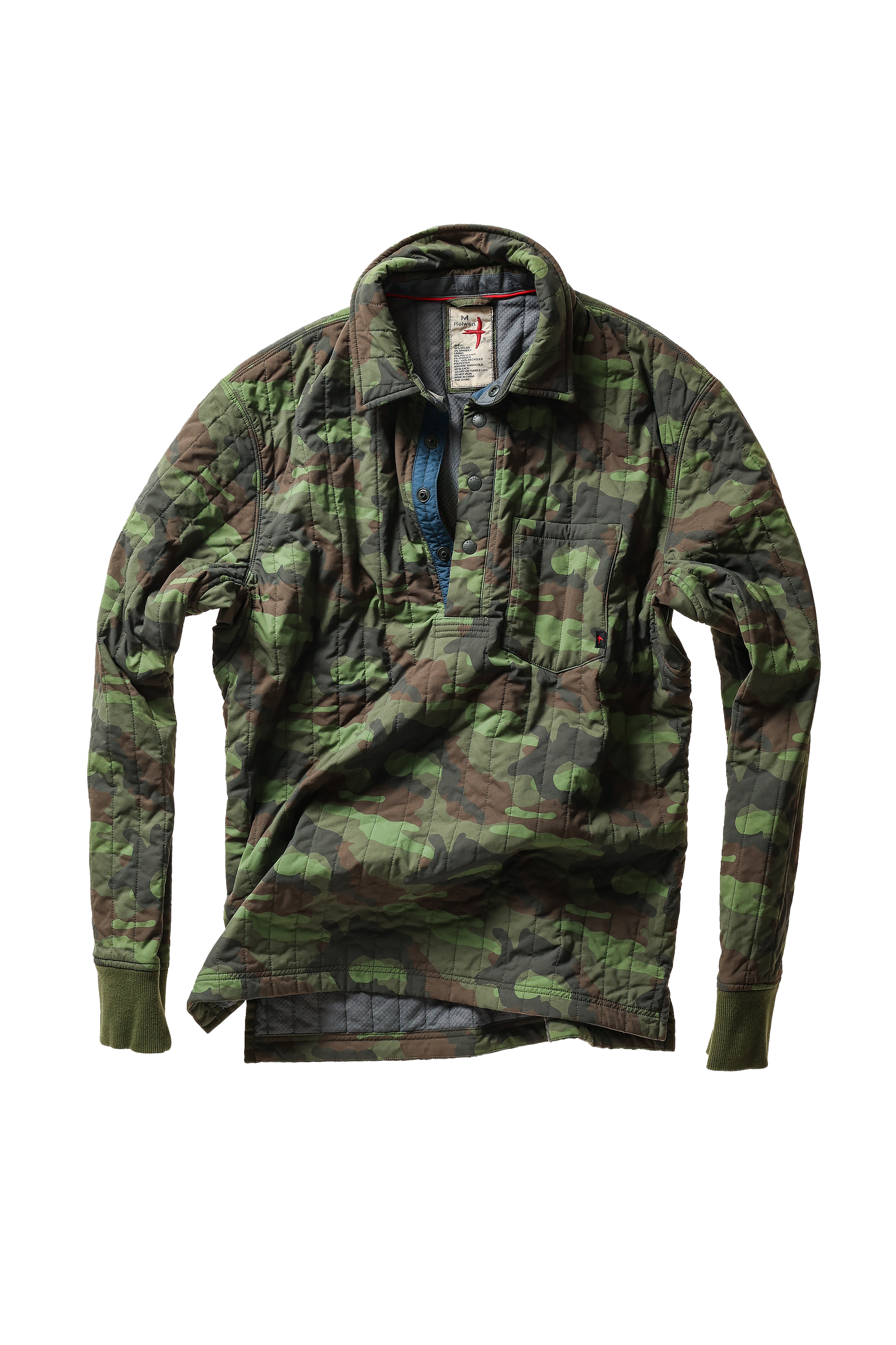 Relwen POLO-JACK Pullover BRT OLIVE CAMO