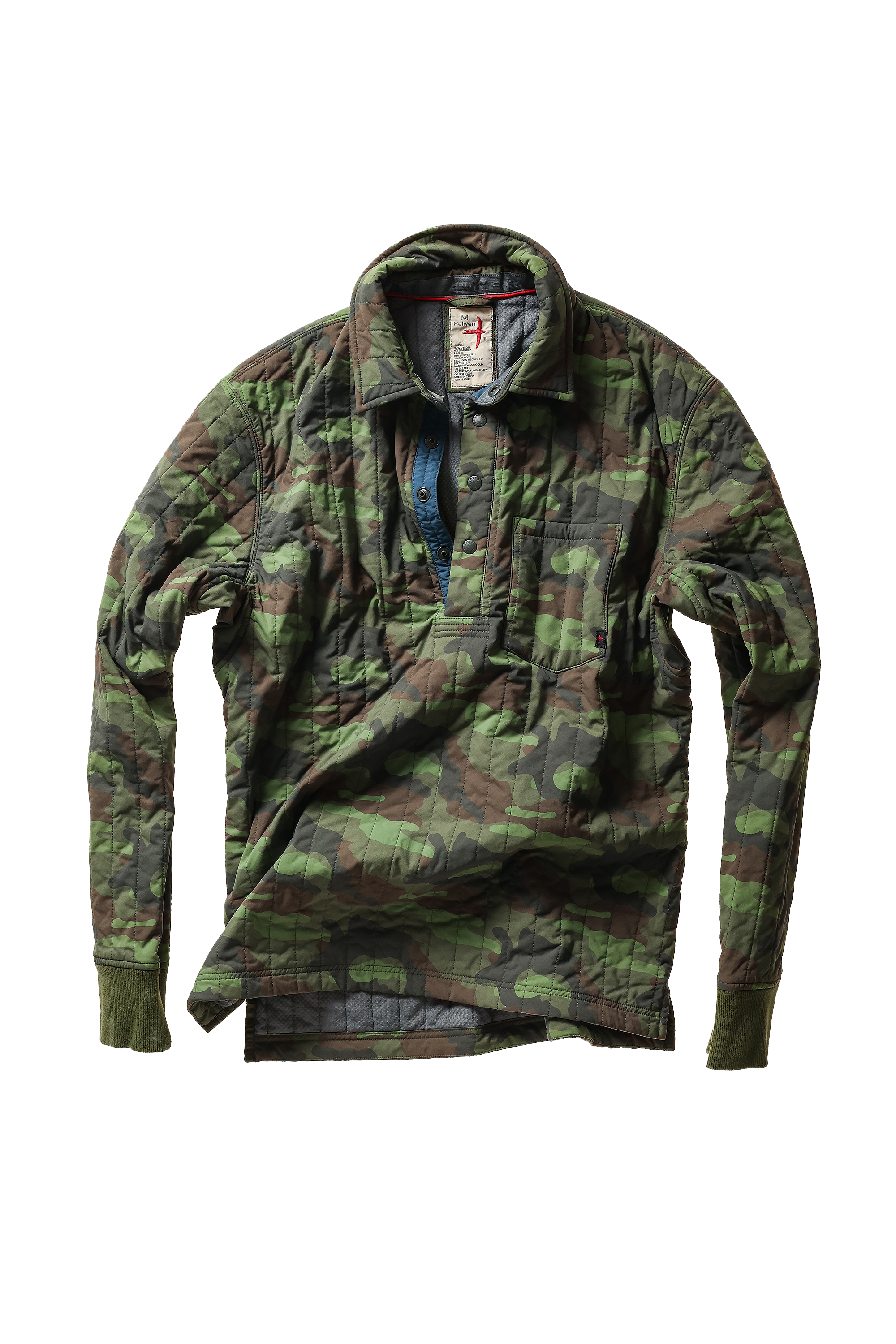 Relwen POLO-JACK Pullover BRT OLIVE CAMO