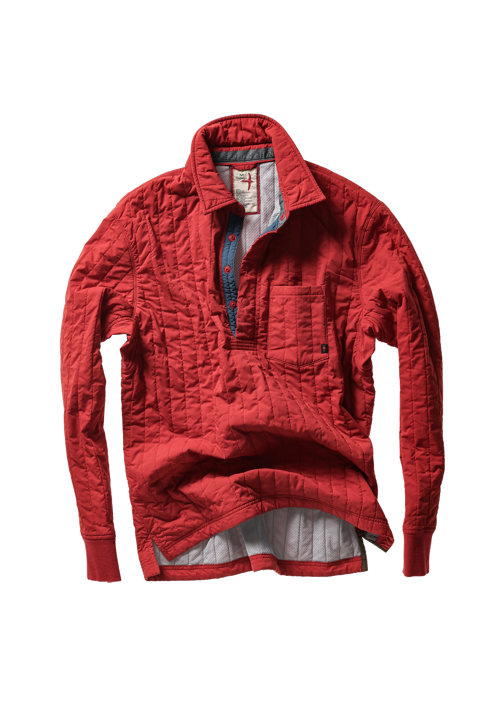 Relwen POLO-JACK Pullover CARDINAL RED