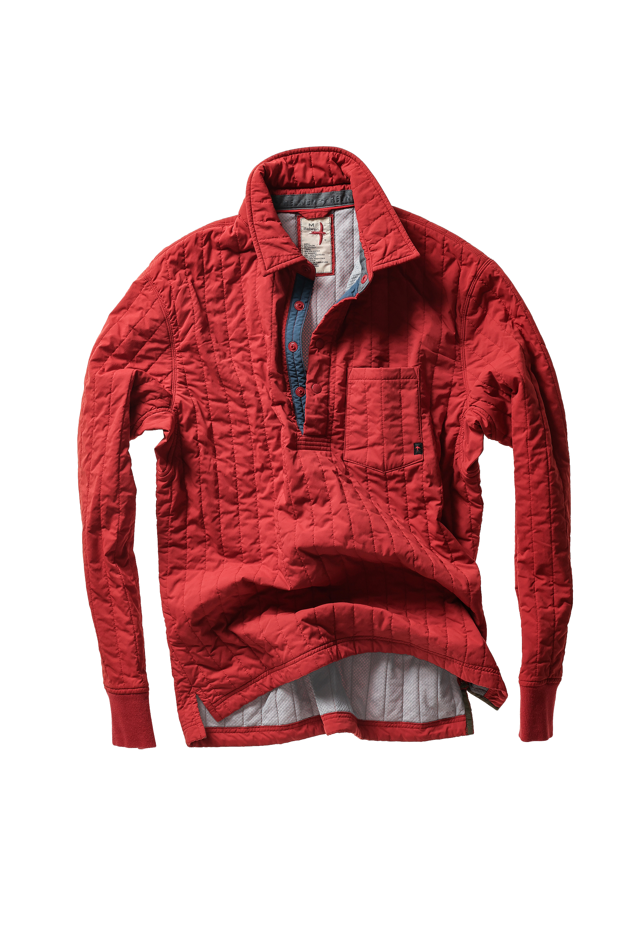 Relwen POLO-JACK Pullover CARDINAL RED