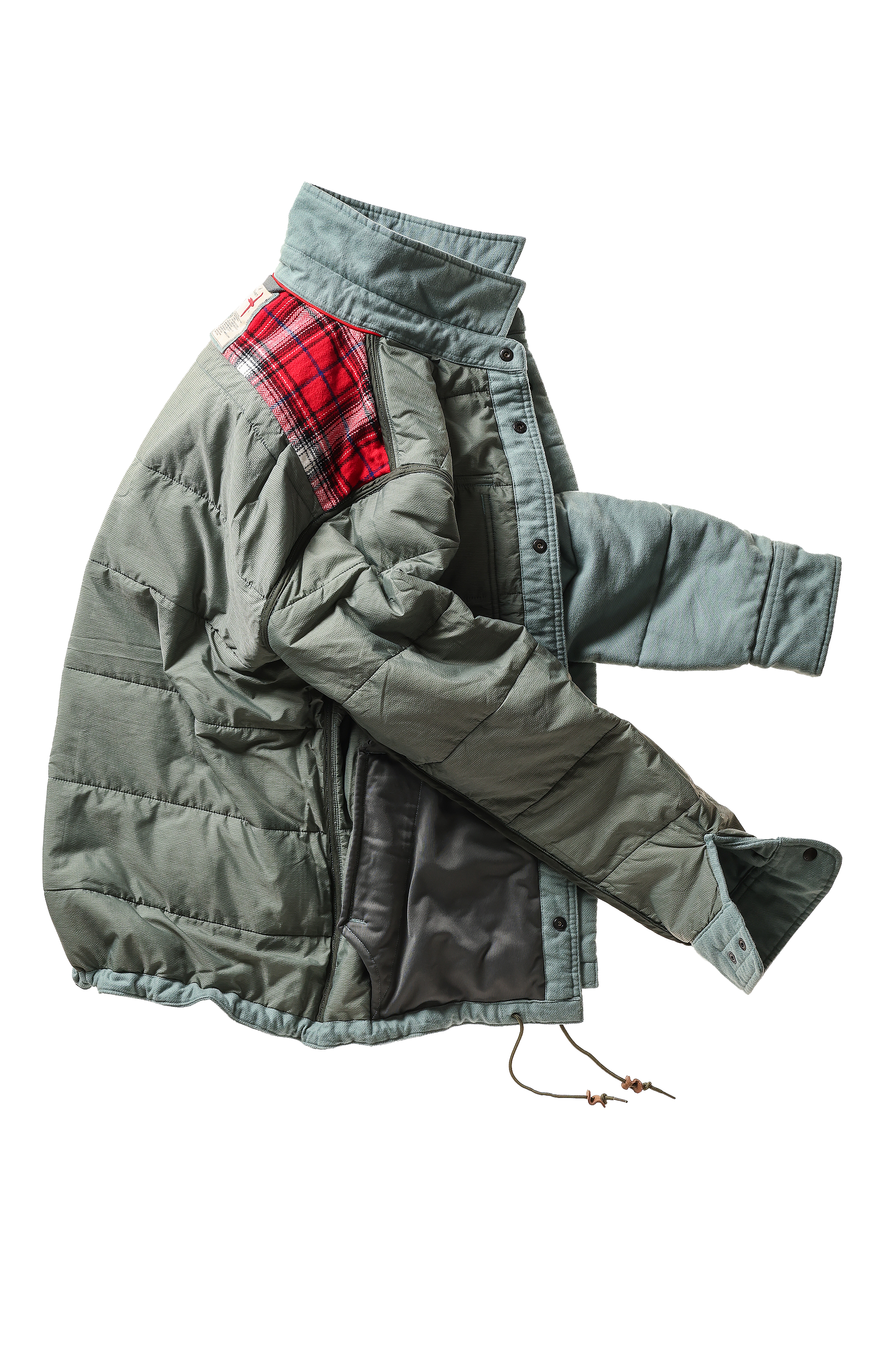 Relwen MOLESKIN SNAP JACKET CPO SEAHAZE