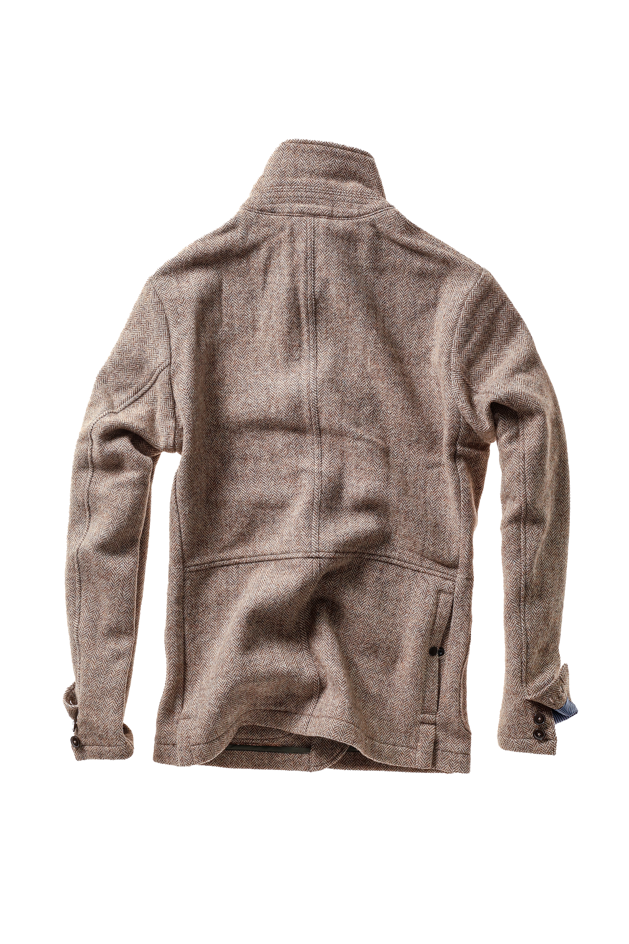 Relwen HERITAGE TRAP BLAZER ASH BROWN HERRINGBONE