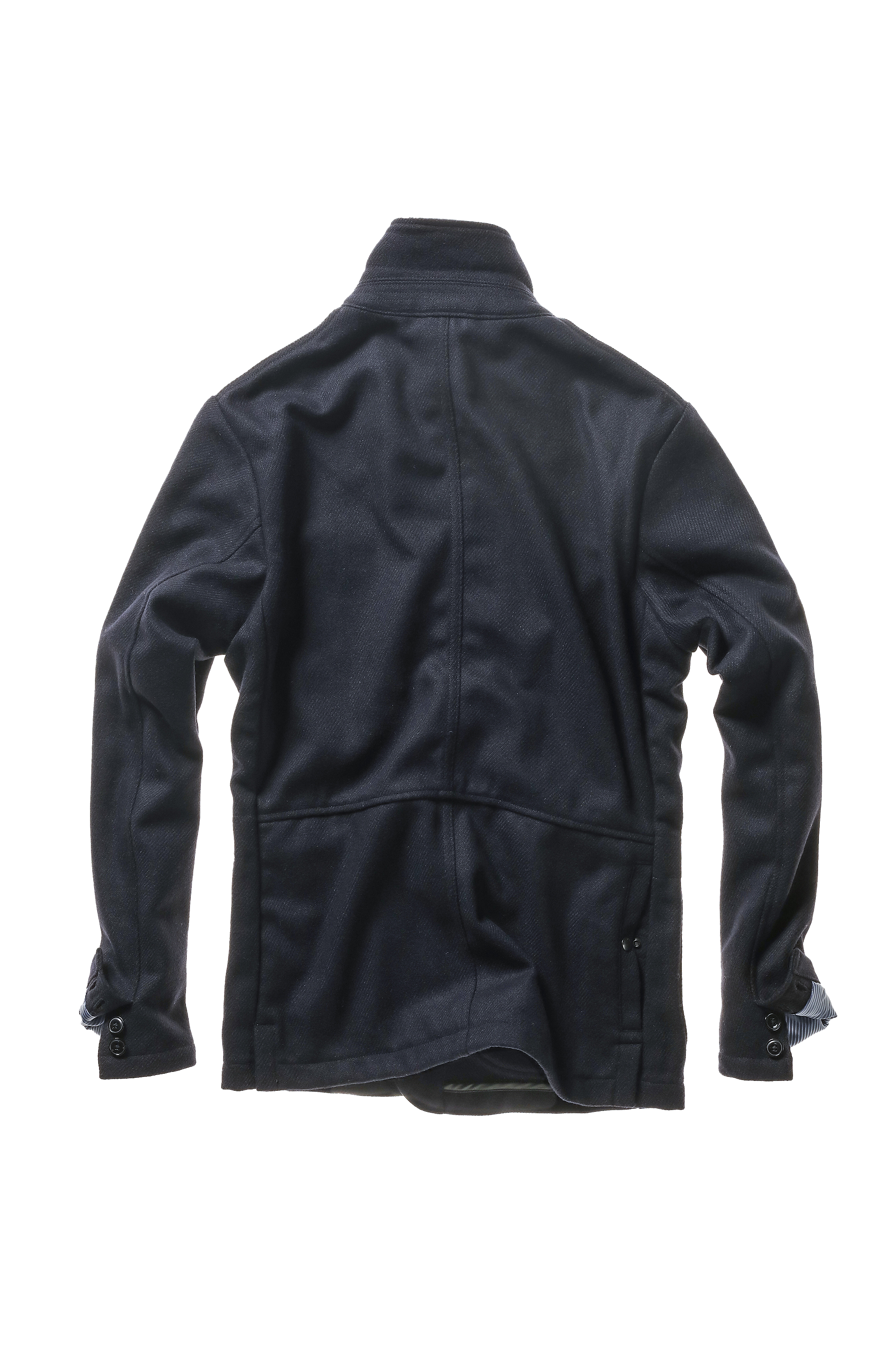 Relwen Heritage Trap Blazer Dark Navy Whipcord