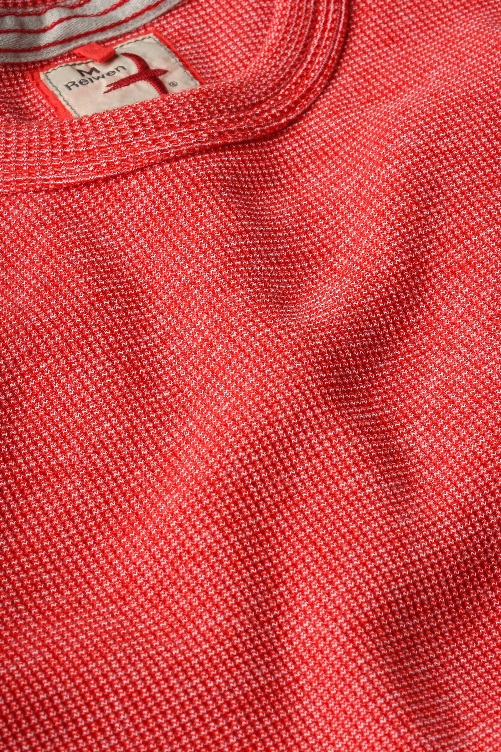 Relwen Bi-Waffle Crewneck Shirt Sunset