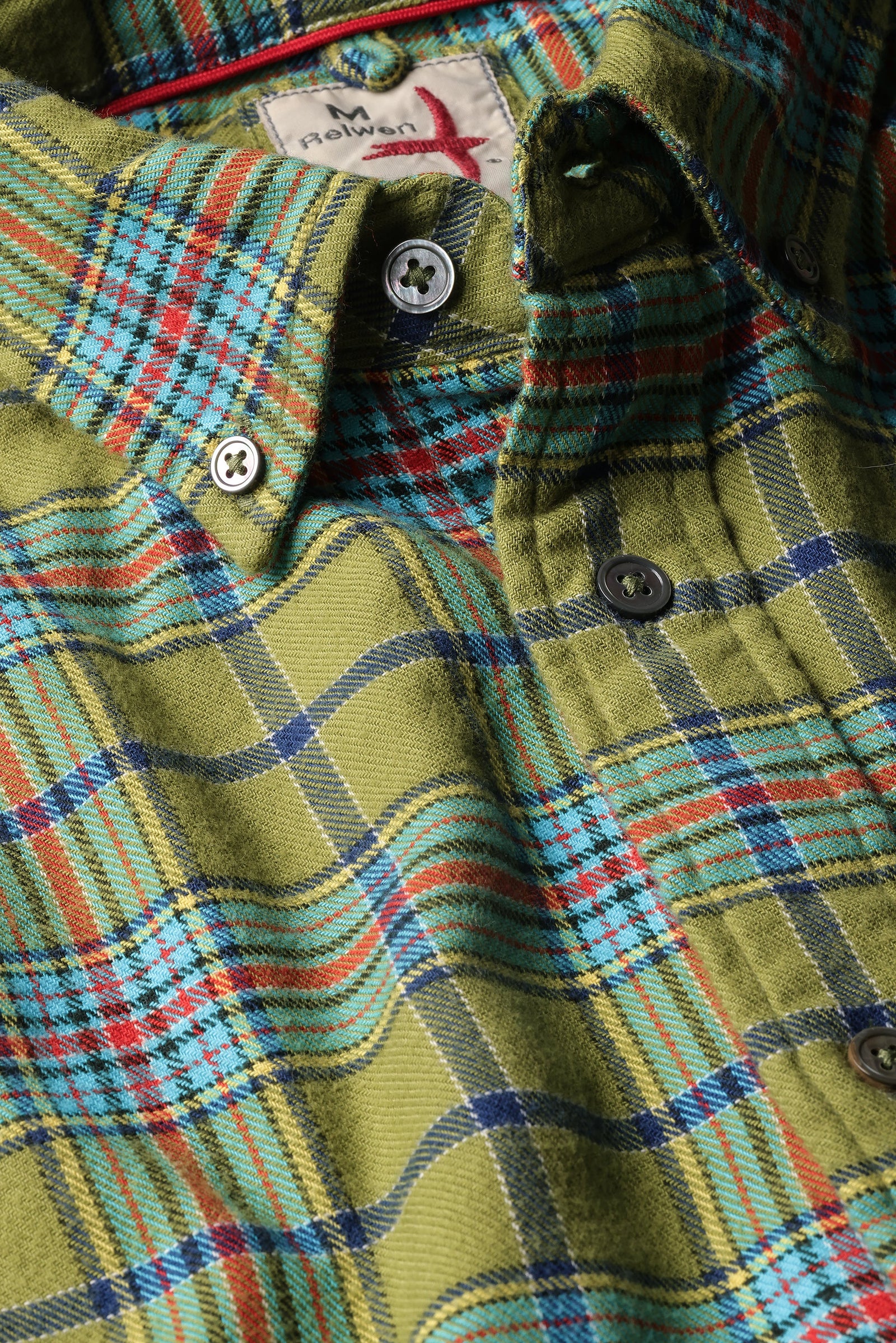 Relwen - Flyweight Flannel - Lichen Multi