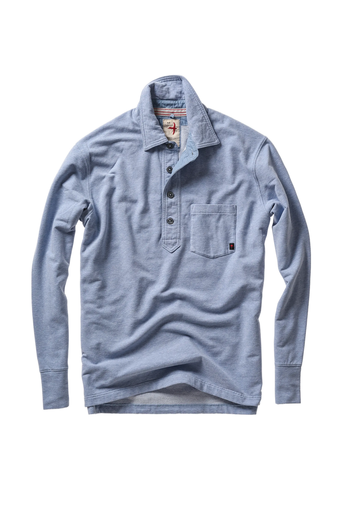 Relwen - Mariner Polo - Lt Blue Hthr