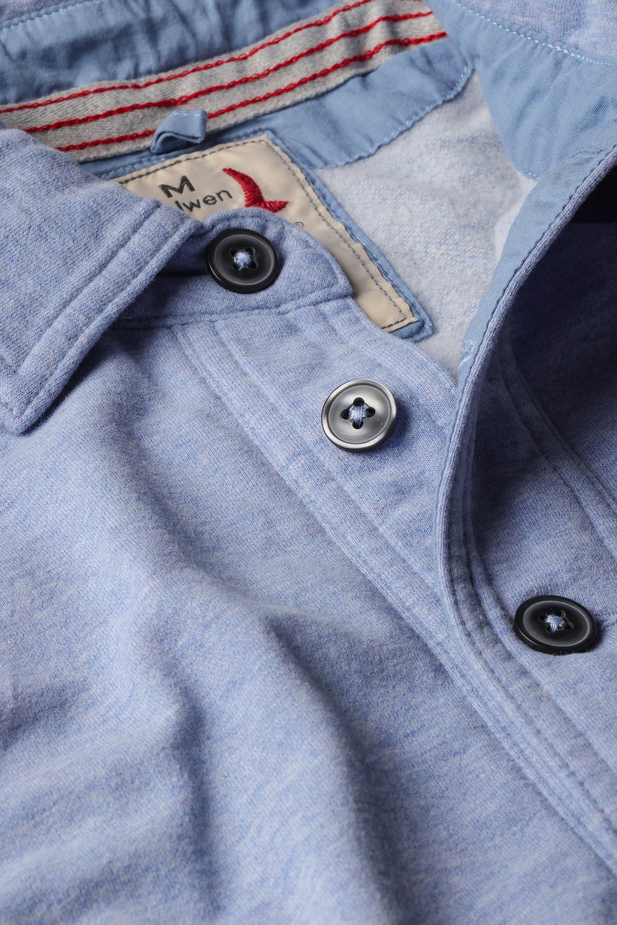 Relwen - Mariner Polo - Lt Blue Hthr
