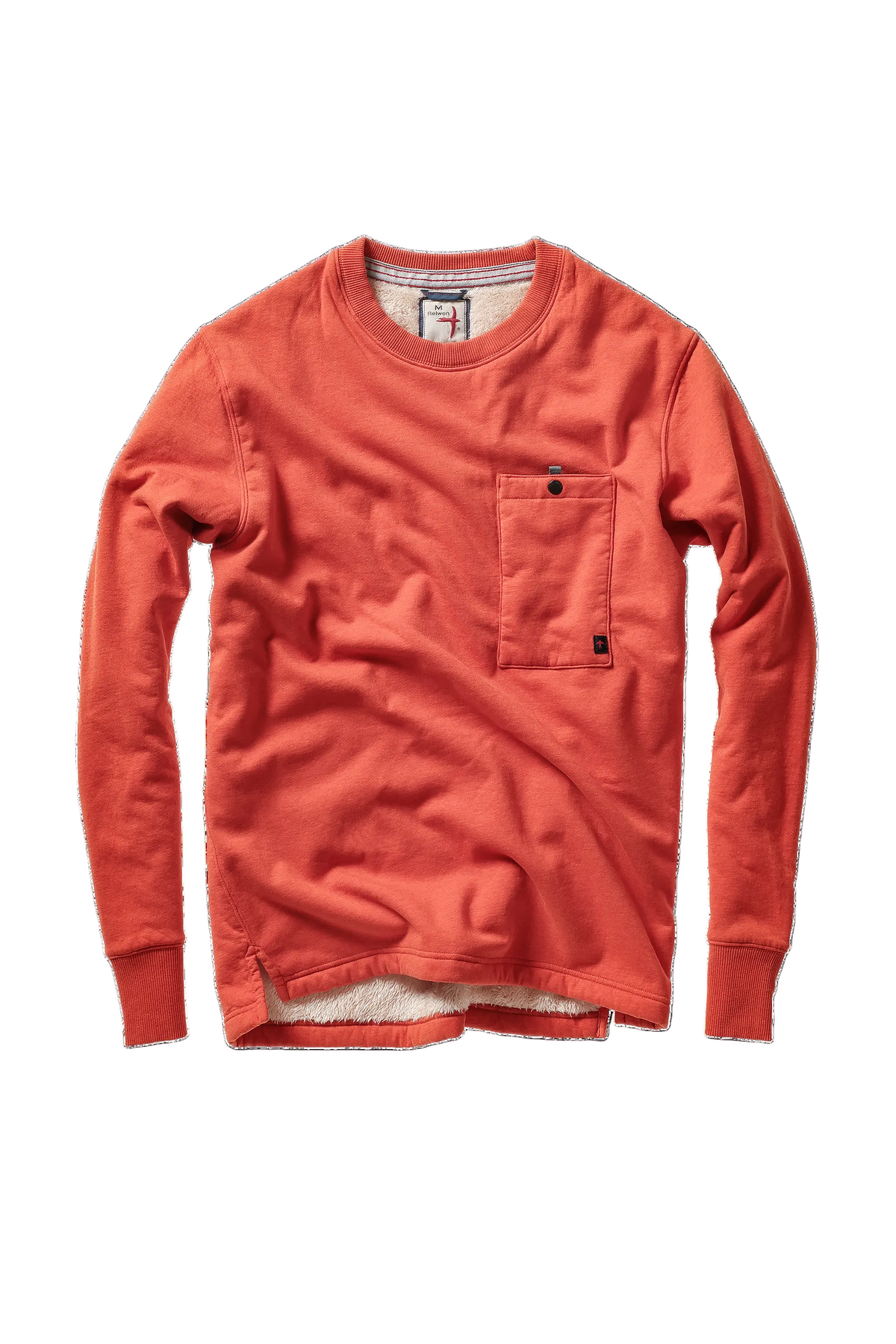 Relwen - Superfleece Crew - Paprika Hthr