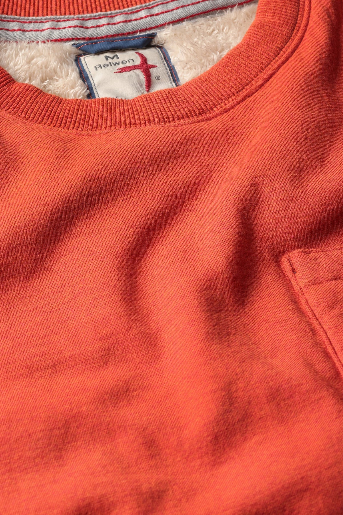 Relwen - Superfleece Crew - Paprika Hthr