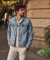 Marine Layer Denim Trucker Jacket-medium wash