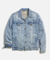 Marine Layer Denim Trucker Jacket-medium wash