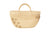 Peter Beaton Floral Applique Handbag - Leghorn Straw