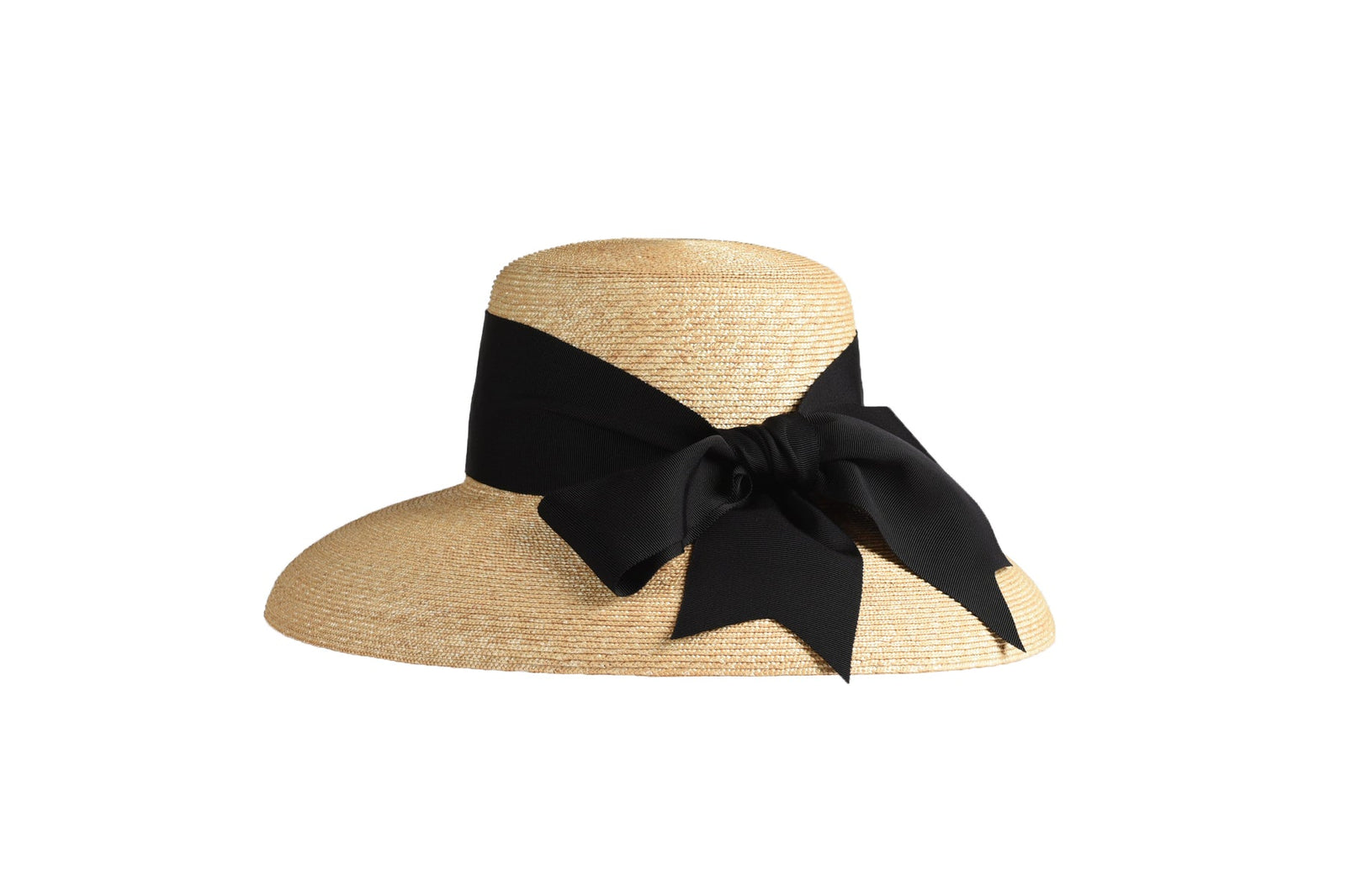 Peter Beaton Wauwinet Hat, Medium Brim - Leghorn Straw, Natural Underbrim