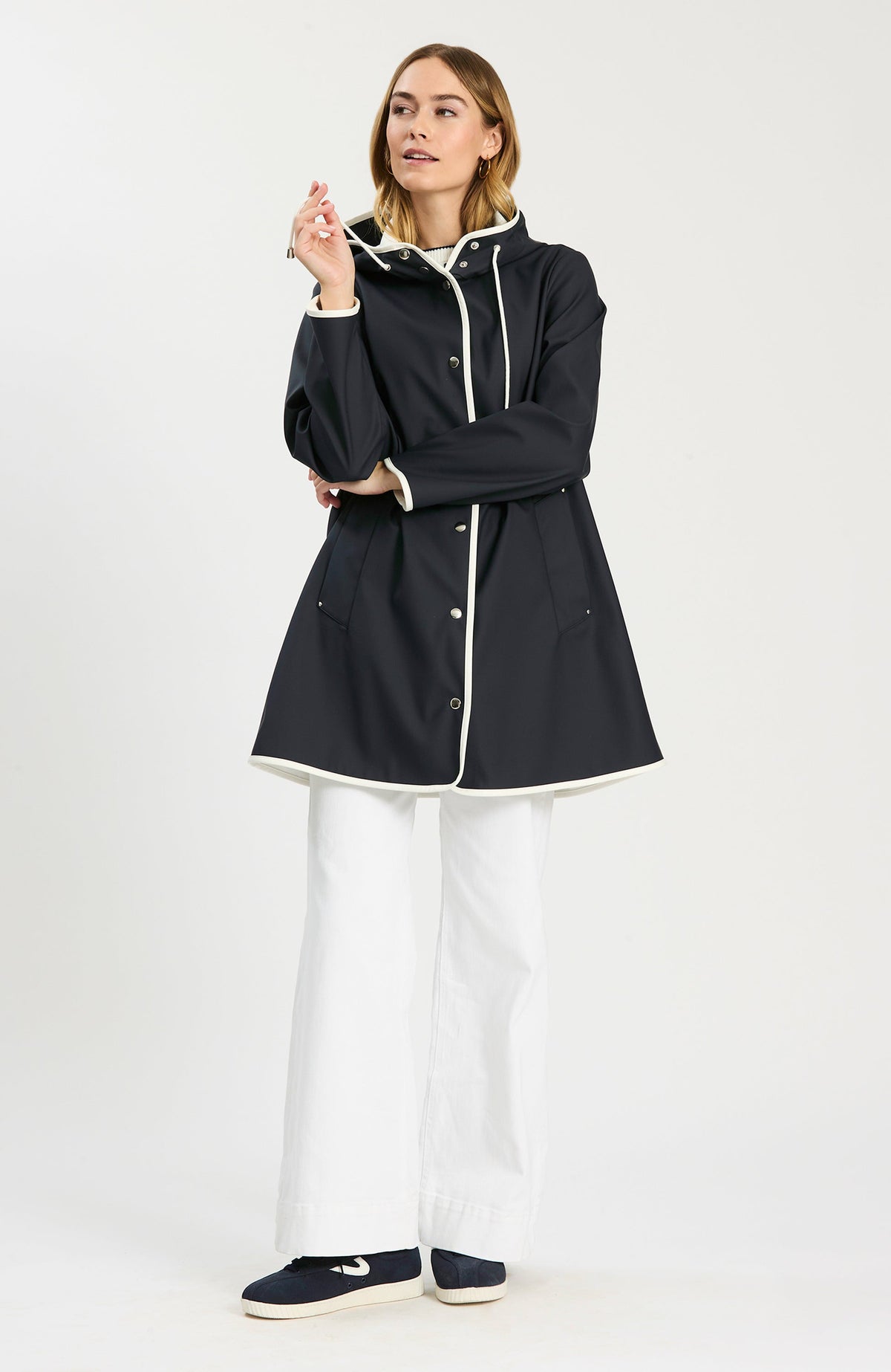Tyler Boe - Block Island Rain Coat - Navy