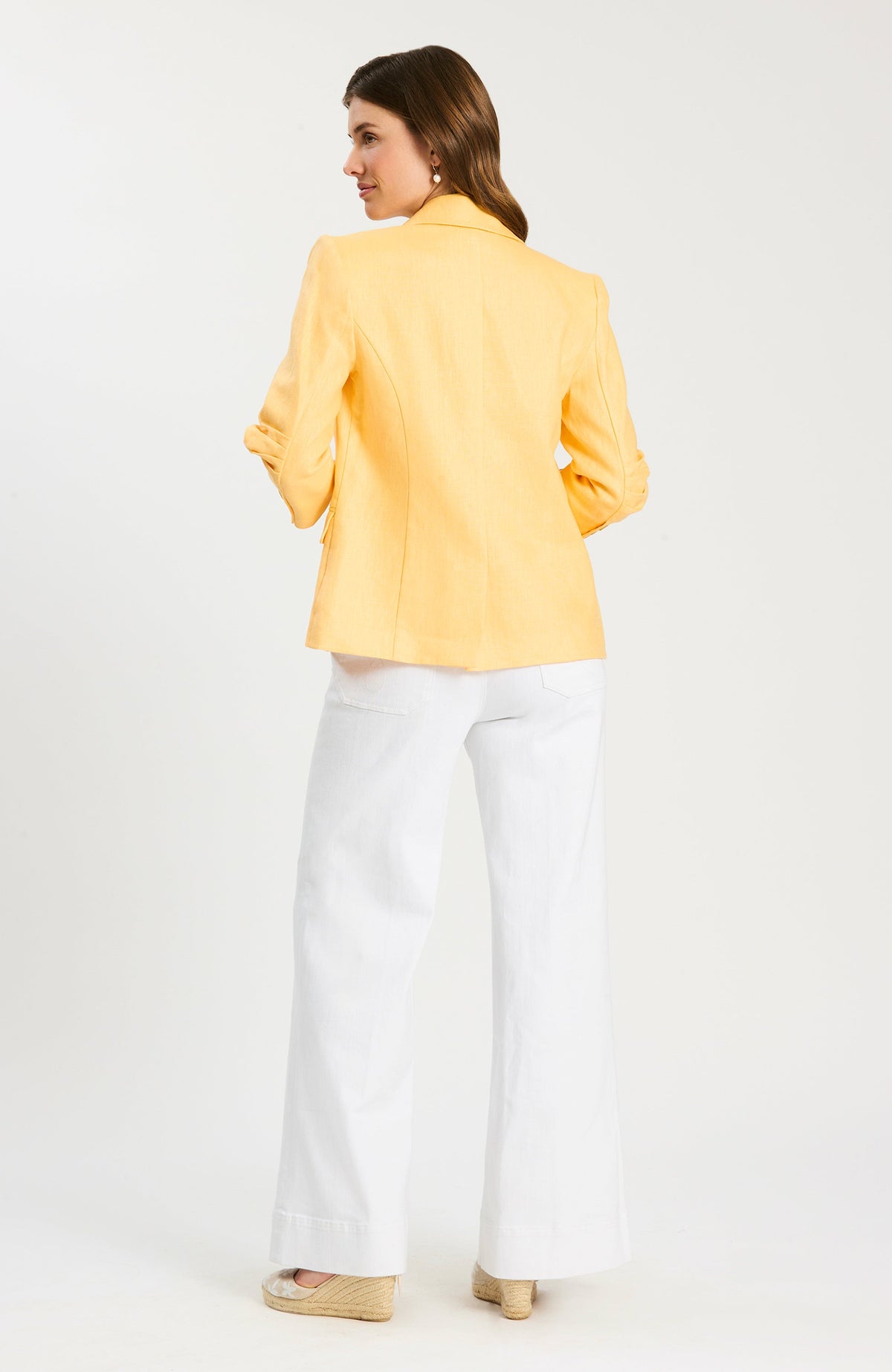 Tyler Boe - Taylor Linen Jacket - Marigold