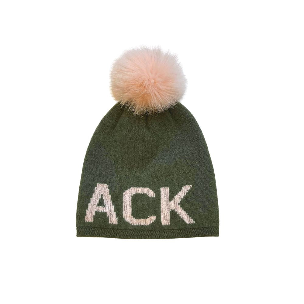 Alashan Cashmere Hat Army "ACK" Lip Gloss w/ Lip Gloss Pom