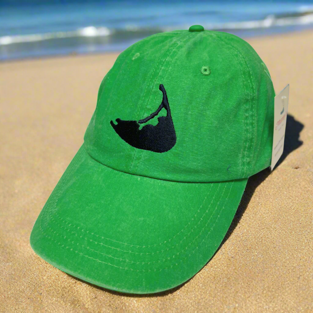 Nantucket Island Logo Hat Kelly Green