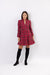 Sail to Sable Fit And Flare Tunic Dress-RED PLAID MULTI