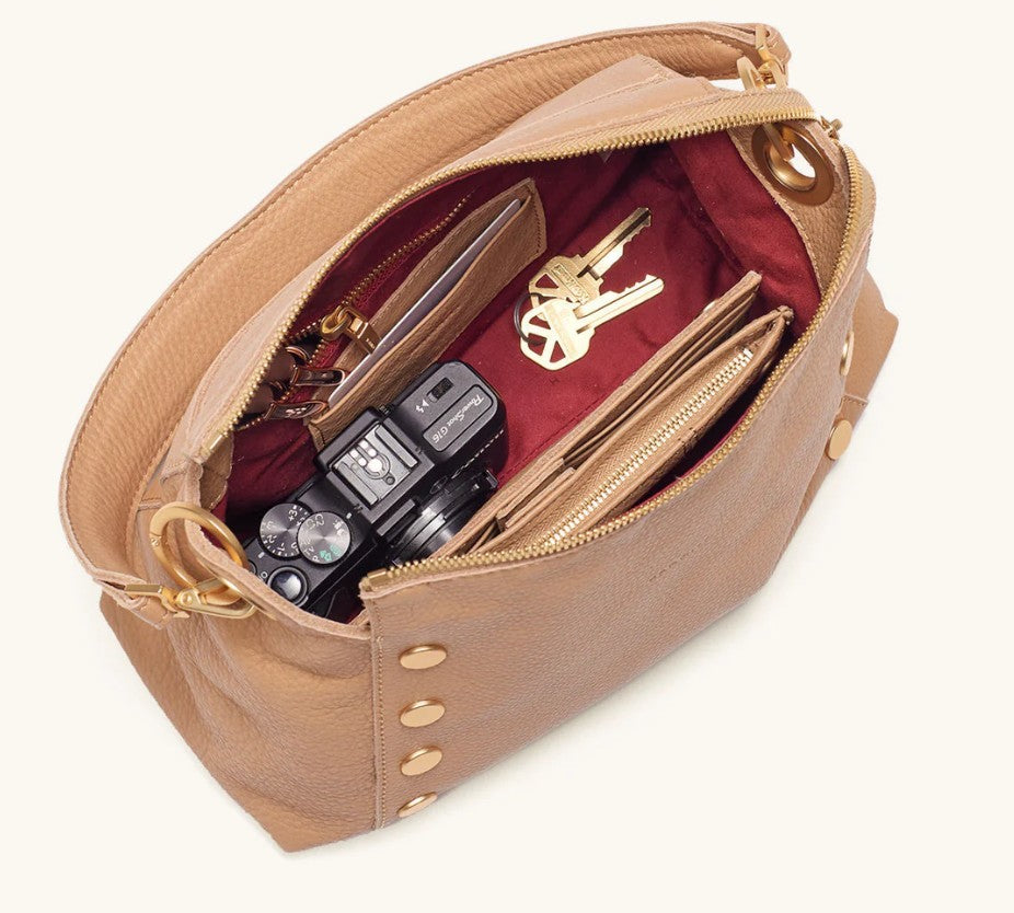 Hammitt Bryant Crossbody Shoulder Bag Toast Tan/Brushed Gold