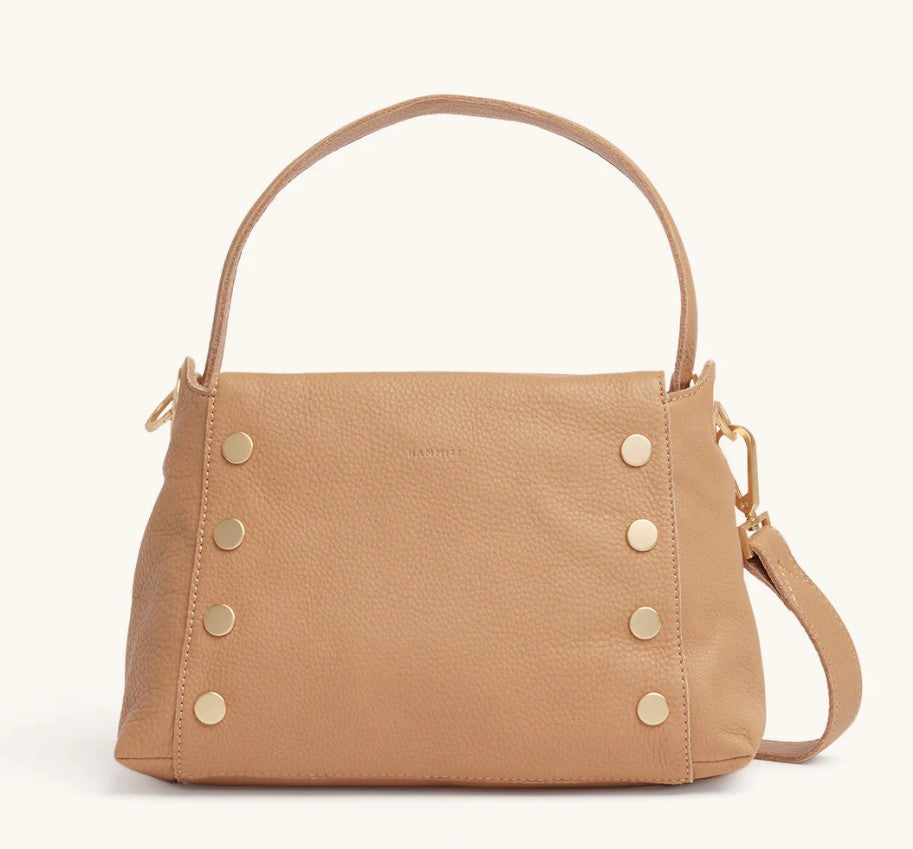 Hammitt Bryant Crossbody Shoulder Bag Toast Tan/Brushed Gold