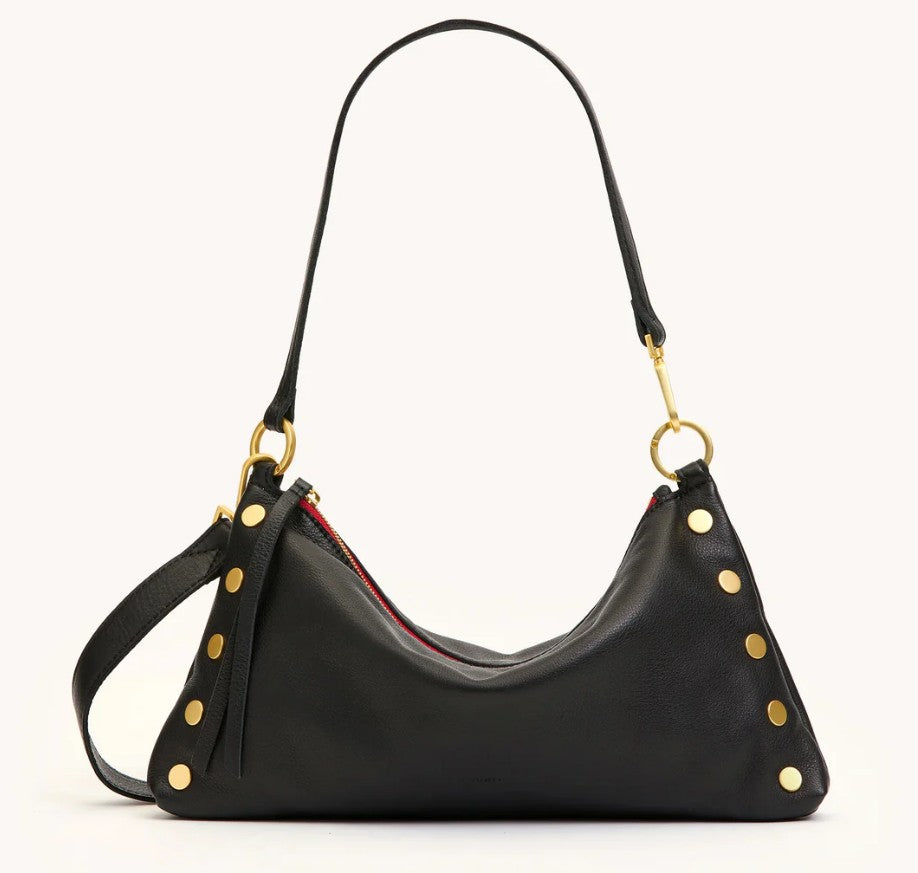 Hammitt Kyle Black/Brushed Gold/Red