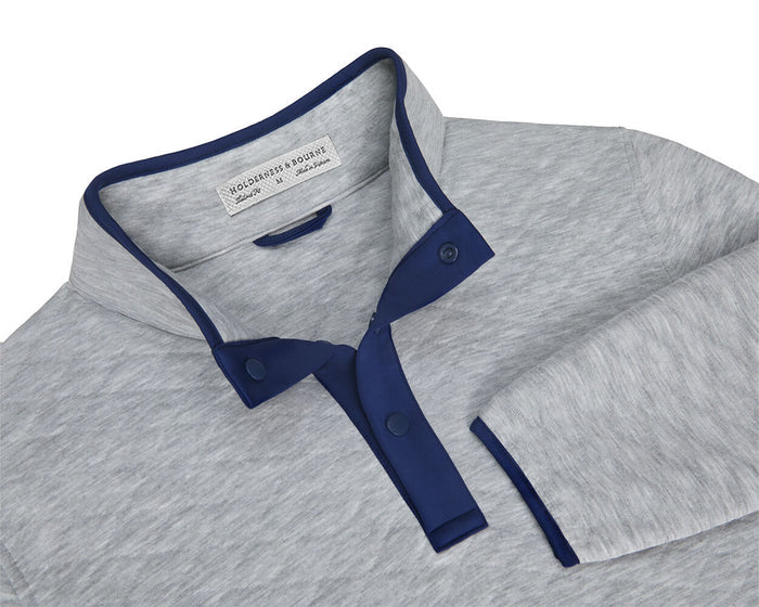 Holderness & Bourne The Sullivan - Gray & Navy Island Logo