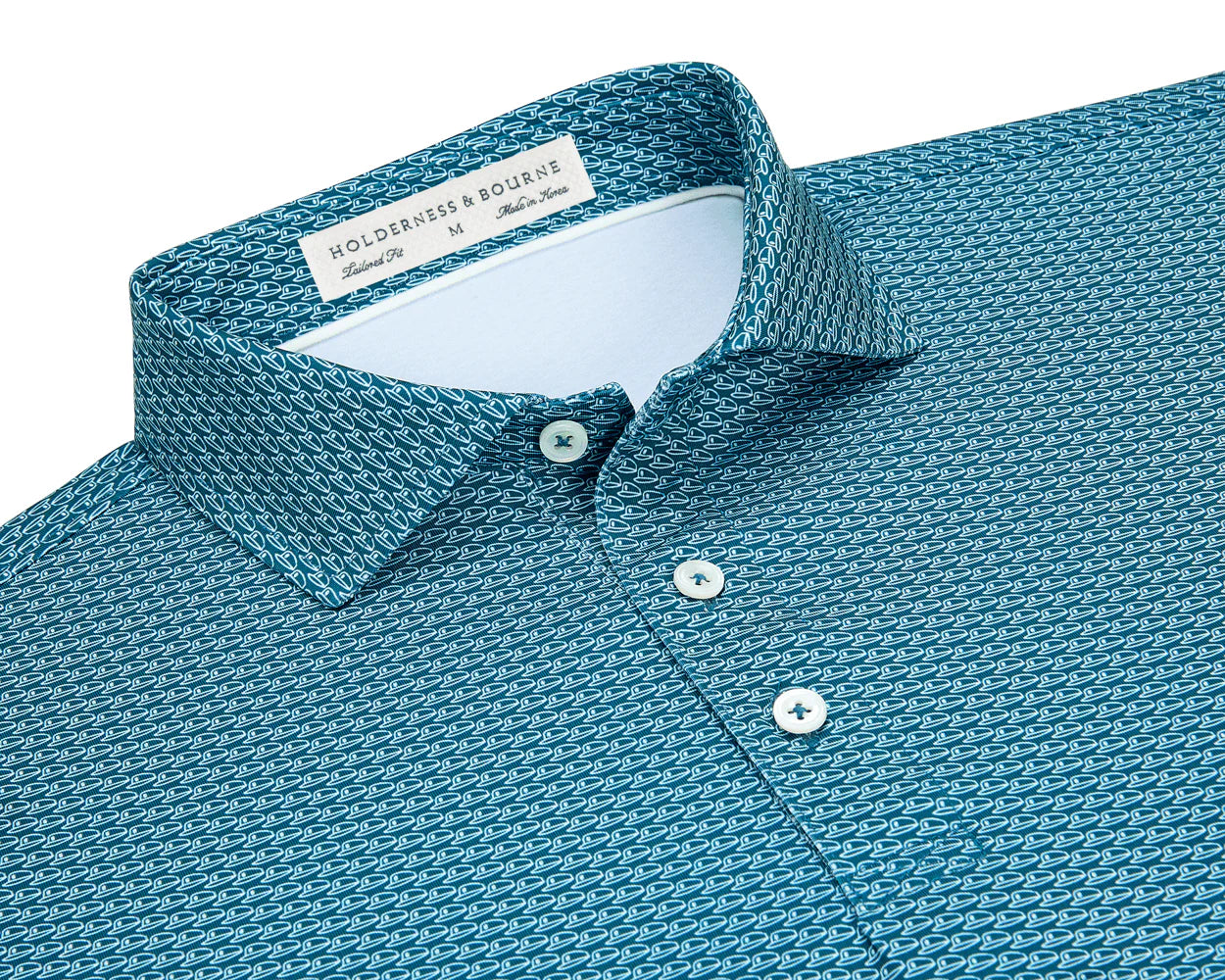 Holderness & Bourne The Frame - Deep Teal/White Island Logo