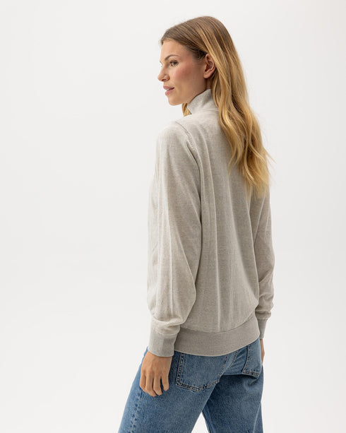 Holebrook Ladies Nelly Crew Sweater Lt Grey Melange