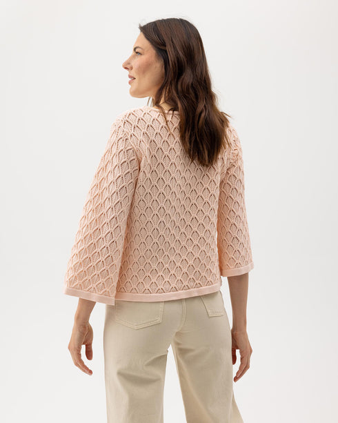 Holebrook Ladies Selma Crew Neck Sweater Pale Pink