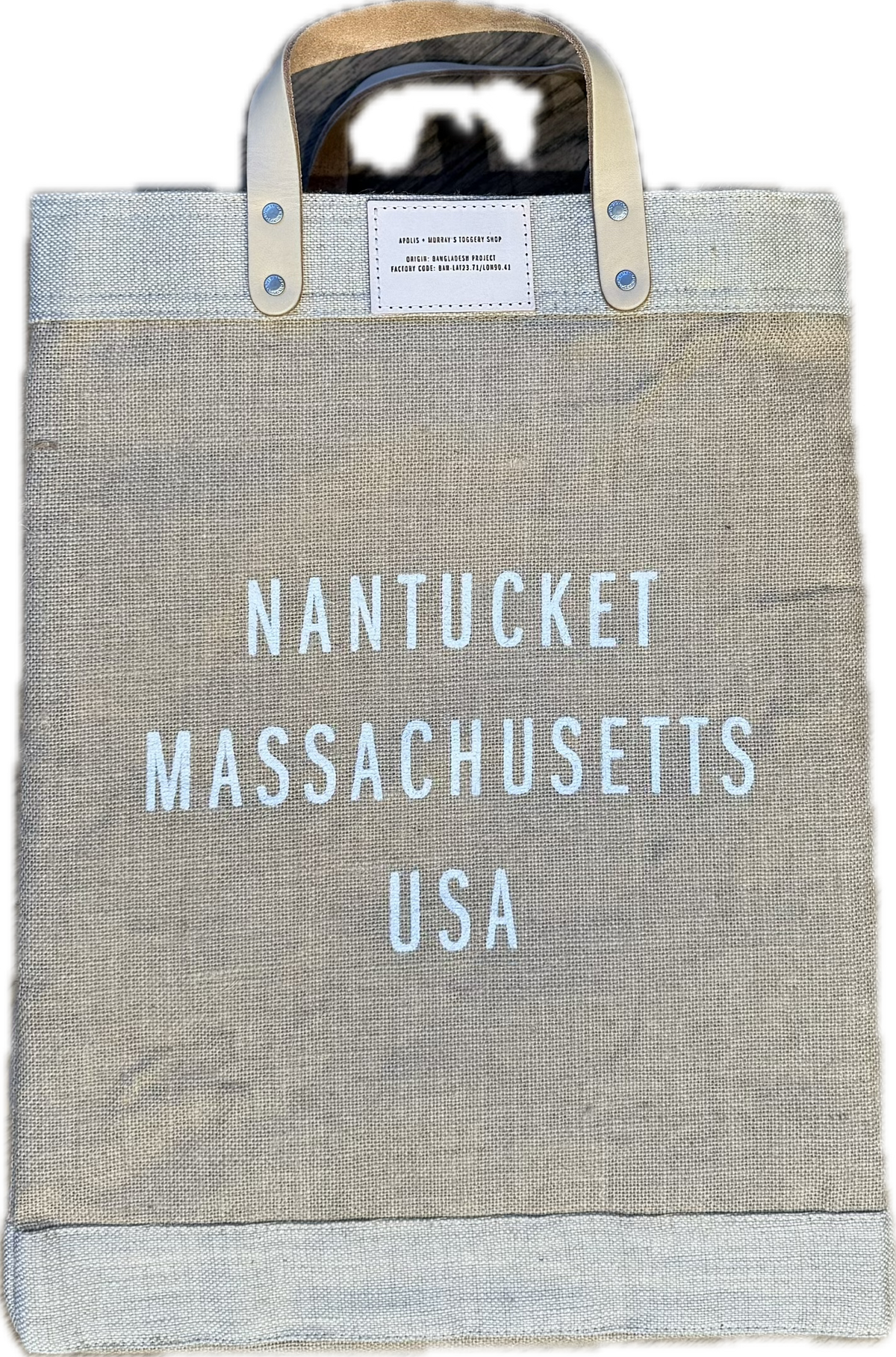 Apolis - Market Bag - Nantucket Massachusetts USA in Natural