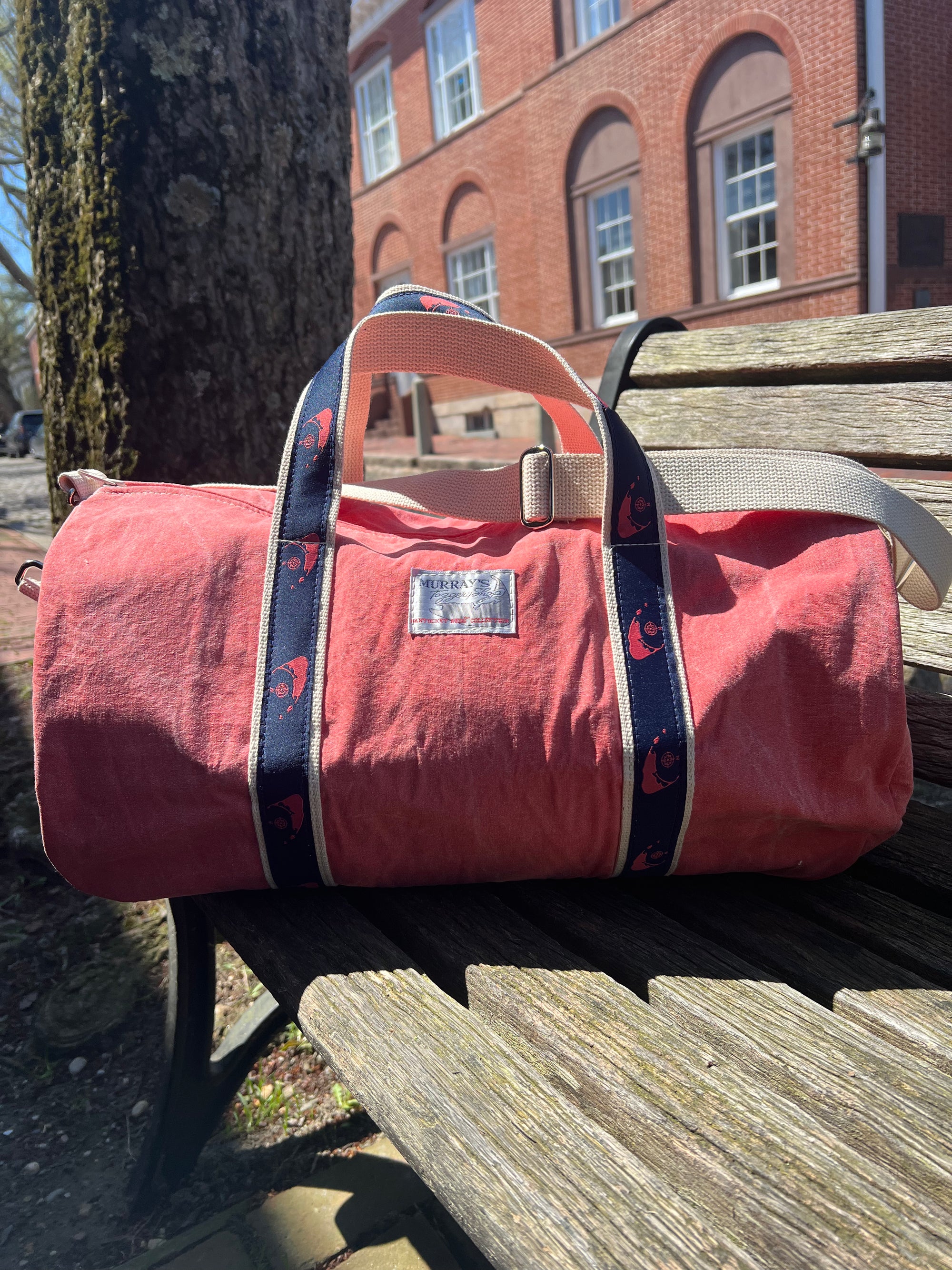 Canvas banker bag clearance