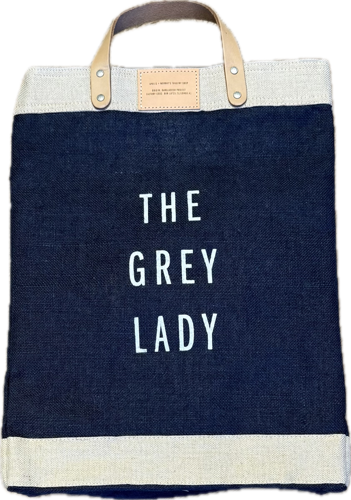 Apolis - Market Bag - The Grey Lady in Navy