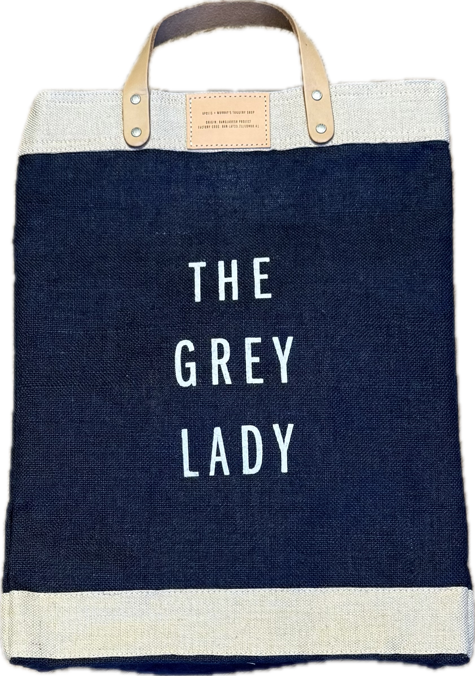 Apolis - Market Bag - The Grey Lady in Navy
