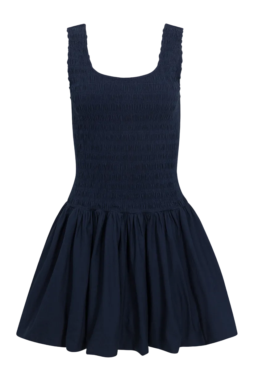 Pistola - Ilona Bubble Hem Dress - Peacoat Blue