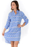Walker &amp; Wade Day Tripper Dress Periwinkle Ikat