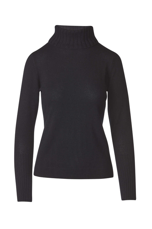 Kinross Chunky Trim T-Neck Black