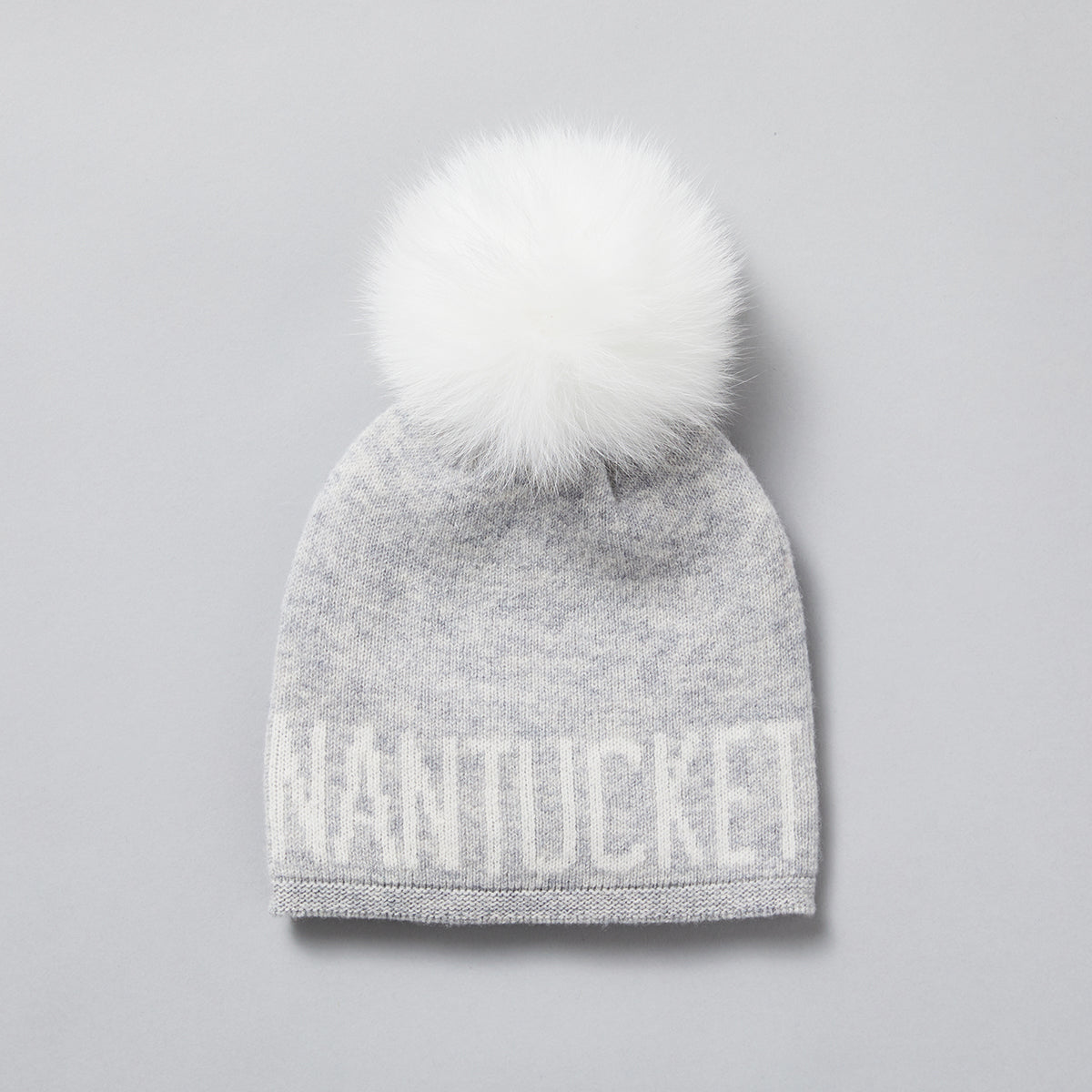 Alashan Ski Hat "NANTUCKET" Heather Grey/Chalk/Snow