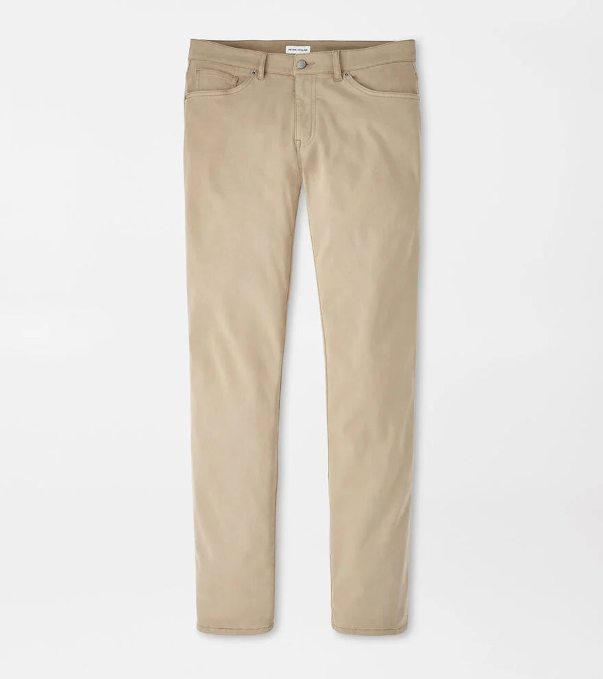 Peter Millar Signature Sateen Five-Pocket Pant-Grain