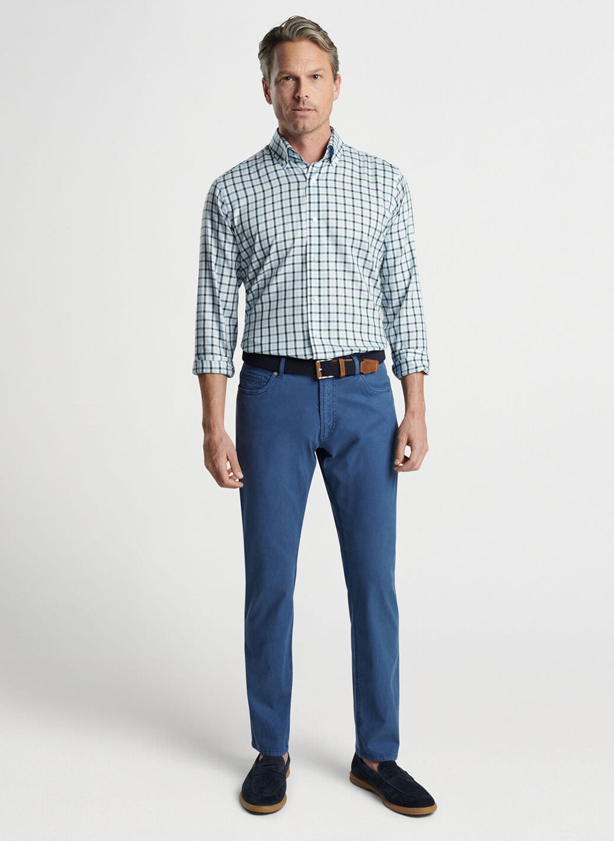 Peter Millar Wayfare Five-Pocket Pant-Riviera Blue