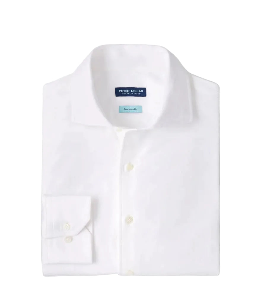 Peter Millar - Excursionist Flex Solid Sport Shirt - White