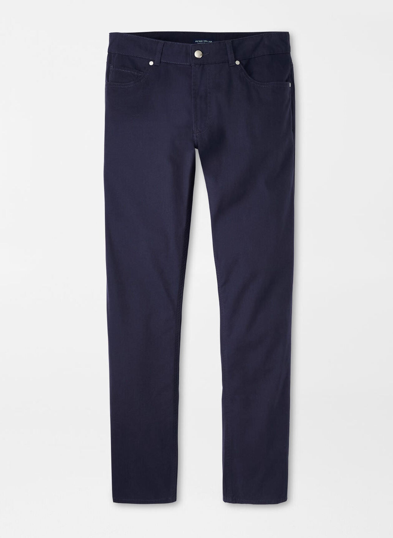 Peter Millar Delvin Twill Five-Pocket Pant-Navy