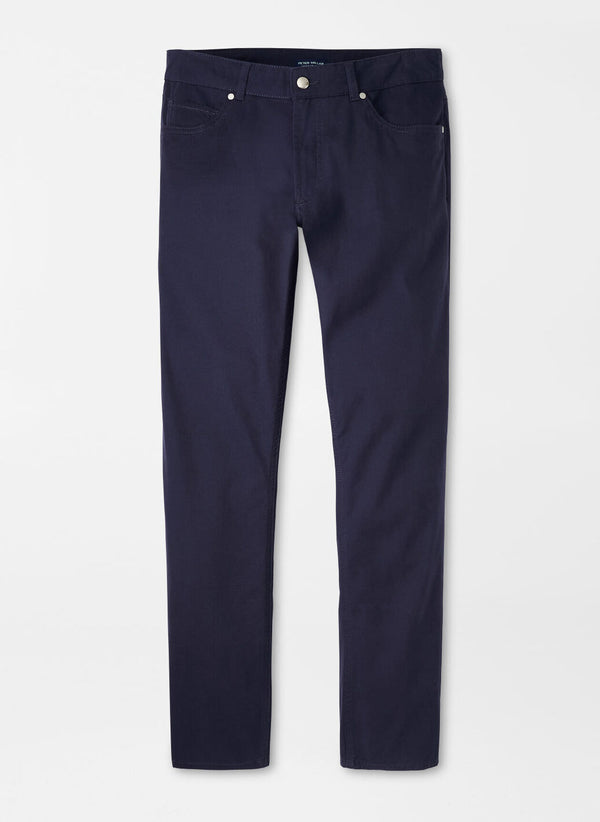Peter Millar Delvin Twill Five-Pocket Pant-Navy - Murray's Toggery