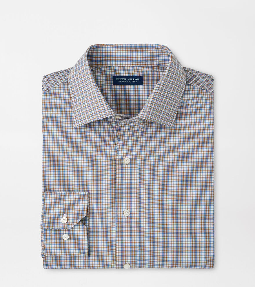 Peter Millar Wicklow Performance Poplin Sport Shirt-Tawny - Murray's Toggery Shop Peter Millar Wicklow Performance Poplin Sport Shirt-Tawny - Murray's Toggery Shop