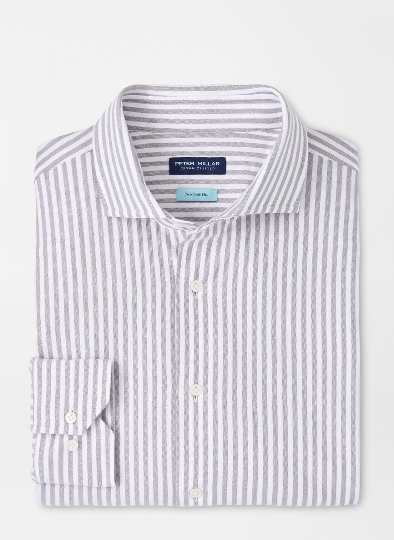 Peter Millar Soren Excursionist Flex Sport Shirt-Gale Grey